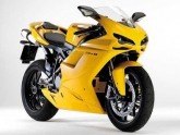 Ducati 848 žlutá