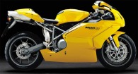 Ducati 749 žlutá