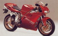 Ducati 748 červená