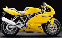 Ducati 1000DS žlutá