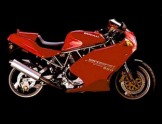 Ducati 900 Supersport červená