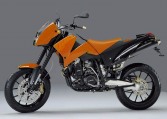 KTM 640 Duke oranžová