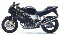 VTR 1000 F model  1997 černá